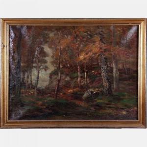 SIMON John 1852-1917,Autumn Forest Scene,Gray's Auctioneers US 2016-05-11