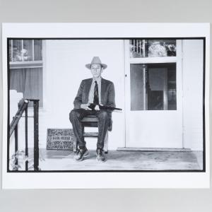 Simon Kate 1953,William Burroughs at Home, Lawrence, Kansas,2014,Stair Galleries US 2023-10-19