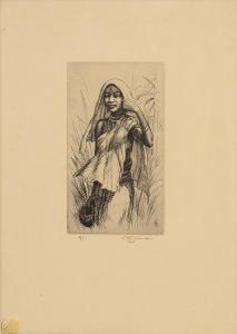 SIMON Tavik Frantisek 1877-1942,Ceylonese Girl,1930,Morgan O'Driscoll IE 2013-10-21