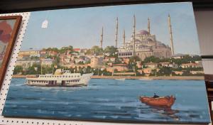SIMONELLI Federico 1944,View of Istanbul from the Water,Tooveys Auction GB 2014-04-23