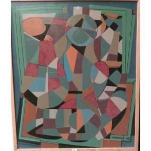SIMONET Charles 1922,Abstraction,Herbette FR 2017-06-11