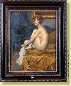 simonet e 1800,Femme nue sur lelit,VanDerKindere BE 2008-12-09