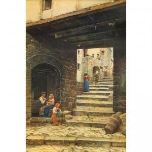 SIMONI Scipione 1853-1918,Untitled (Roman Street Scene),Clars Auction Gallery US 2022-02-20