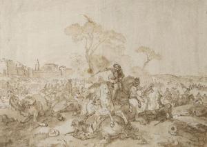 SIMONINI Francesco 1686-1753,Battle scene,Bernaerts BE 2009-12-14