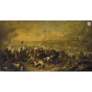 SIMONINI Francesco 1686-1753,Cavalry Engagement With A Town Beyond,Sotheby's GB 2006-07-06