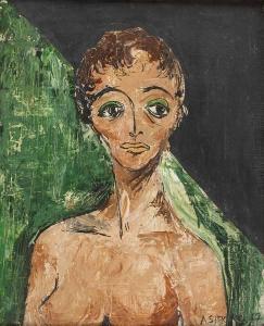 SIMONS A. A 1700-1700,L’’enfant au rideau vert,1767,Horta BE 2012-01-16