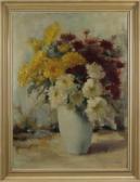 SIMONS Zacharias 1920-1981,Vaas met bloem,Twents Veilinghuis NL 2017-01-13