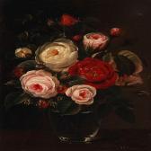 SIMONSEN I.F 1800-1800,Still life with roses in a vase,1856,Bruun Rasmussen DK 2012-04-16