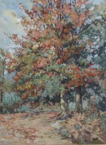 SIMPSON BUSH Janet,an Autumn woodland scene,Denhams GB 2019-06-05