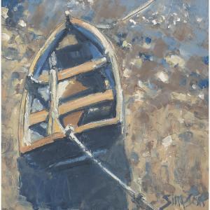 SIMPSON Charles 1952,BEACHED BOATS, GIGHA,Lyon & Turnbull GB 2023-10-18