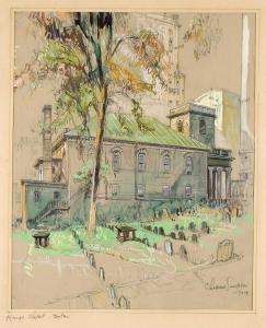 SIMPSON Charles Walter 1878-1942,King's Chapel, Boston,Trinity Fine Arts, LLC US 2009-05-30