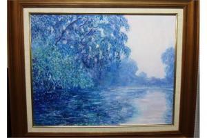 SIMPSON John 1900-2000,River scene,1982,Bellmans Fine Art Auctioneers GB 2015-06-20