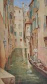 SIMPSON Margaret H.A 1880-1896,a Venice canal,1889,Burstow and Hewett GB 2012-05-02