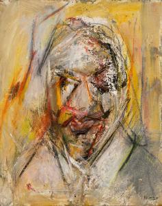SIMPSON Merton D 1928-2013,Self Portrait,1987,Swann Galleries US 2023-10-19