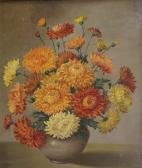 SIMPSON NORAH 1895-1974,Still Life, Chrysanthemums,Theodore Bruce AU 2012-10-07
