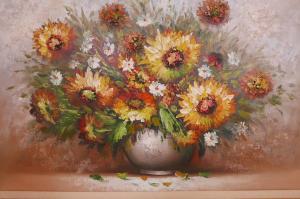 SIMPSON NORAH 1895-1974,still life of chrysanthemums,Crow's Auction Gallery GB 2019-07-31