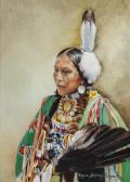 SIMPSON Rogue,Indian Woman with Single Feather Headdress [desc],Altermann Gallery 2019-11-08