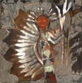 SIMS Agnes C 1910-1990,Untitled (Eagle Dancer),Santa Fe Art Auction US 2021-05-29