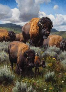 SIMS Kyle 1980,Yellowstone Migration,2010,Scottsdale Art Auction US 2024-04-12