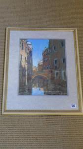 SIMS Norman,A pastel of a Venetian Canal,Willingham GB 2017-04-01