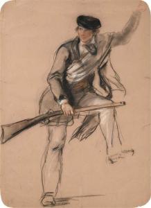 SIMSON William 1800-1847,"Huntsman with gun",Tennant's GB 2022-07-16