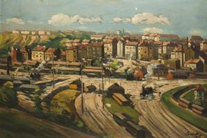 SIMUNEK Jaroslav 1872-1939,From the Outskirts of Prague,1933,Palais Dorotheum AT 2012-11-24