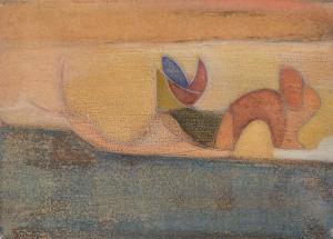 SINCLAIR Alfredo 1915,Abstract Study of a Reclining Figure,Mellors & Kirk GB 2023-02-14