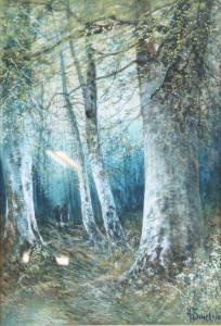 SINCLAIR H 1800-1900,Studies of trees and woodland,Denhams GB 2018-01-03