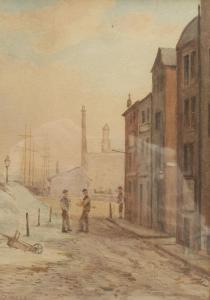 SINCLAIR John 1872-1922,Liverpool Street Scene,David Duggleby Limited GB 2021-07-24