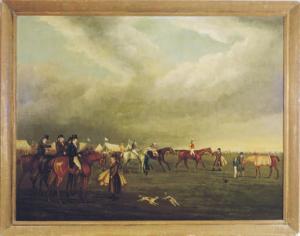 SINCLAIR John 1900-1912,Newmarket Heath; and Weighing in at Newmarket,Christie's GB 2008-04-03