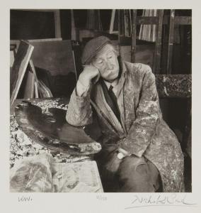 SINCLAIR Nicholas 1954,Portrait of Sir Kyffin Williams,Rosebery's GB 2021-01-27