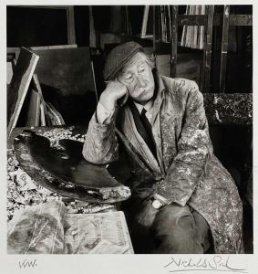 SINCLAIR Nicholas 1954,Sir Kyffin Williams RA in his studio,Rogers Jones & Co GB 2023-04-01