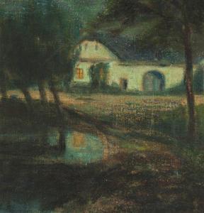 SINDLEROVA Milada 1875-1941,A Village House,Palais Dorotheum AT 2013-03-09