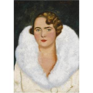 SINEZOBOV Nikolai Vladimirovich 1891-1948,PORTRAIT OF A LADY,1934,Sotheby's GB 2010-06-09