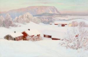 SINGDAHLSEN Andreas 1855-1947,Winter landscape,Bruun Rasmussen DK 2018-02-19