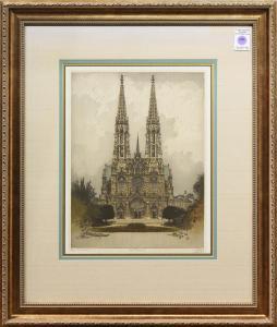 SINGER Emil 1881,Vienna Votiv Kirche,Clars Auction Gallery US 2019-12-14