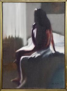 SINGER Gail 1924-1983,Silhouette of woman on bed,Hood Bill & Sons US 2023-01-17