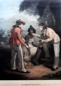SINGLETON Henry 1766-1839,SCARCITY IN INDIA; BRITISH PLENTY,Lawrences GB 2019-01-18