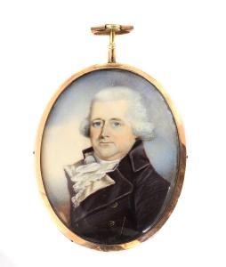 SINGLETON William 1770-1793,Attributed to William Singleton (d.1793) Portrait ,Sworders 2021-12-14