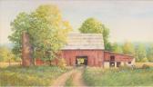 SINNETT Lois Brown 1934,Late Summer on the Farm,Ripley Auctions US 2009-08-29