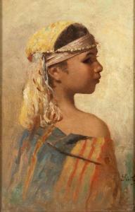 SINTES Joseph 1829-1913,Portrait de jeune fille,Artcurial | Briest - Poulain - F. Tajan 2022-09-27