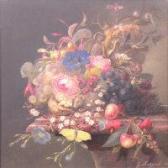 SINTZENICH Gustav Ellinthorpe,A still life with summer flowers,1835,Halls GB 2010-03-24