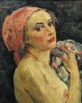 Sion Ion Theodorescu 1882-1939,Tulpanul roz,Alis Auction RO 2012-10-09