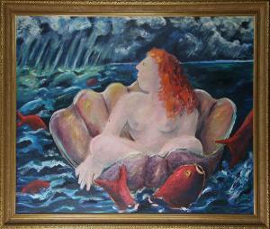 SIPTAK Gail 1944,Venus Floating,1984,Clars Auction Gallery US 2017-01-14