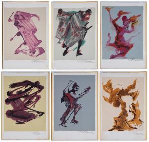 SIQUEIROS David Alfaro 1896-1974,PRISON FANTASIES I,1973,Clark Cierlak Fine Arts US 2024-03-20