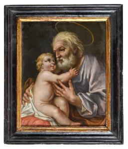 SIRANI Giovanni Andrea 1610-1670,SAN GIUSEPPE E IL BAMBINO,Babuino IT 2024-02-07