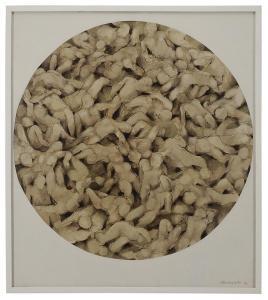 SIRKKA LIISA LONKA 1943,Untitled, figural composition,1974,Brunk Auctions US 2013-08-25