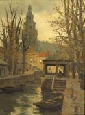 SIRKS Jan 1885-1938,A view of Gouda,Christie's GB 2001-03-20