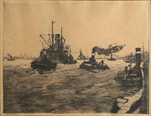 SIRKS Jan 1885-1938,Ships in port of Rotterdam,Twents Veilinghuis NL 2021-07-08