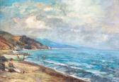 SIROMBO Giovanni 1885-1954,Spiaggia di Quinto al Mare, Genova,Casa d'Aste Arcadia IT 2021-06-09